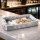 Design Wechselgeldtablett Nuvia silber Seidenglanz Change Tray