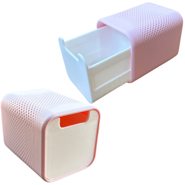 Design Aufbewahrungsbox mit Schublade – Minimalistischer Organizer aus PLA – Handmade