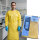 Chemikalienschutzkittel Cat III Typ 3-B – DuPont™ Tychem® C (PL50) – LG/2XL – neu