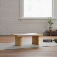 Meditationsbank Bambus klappbar Seiza Fersensitz Yogabank ergonomisch Vajrasana