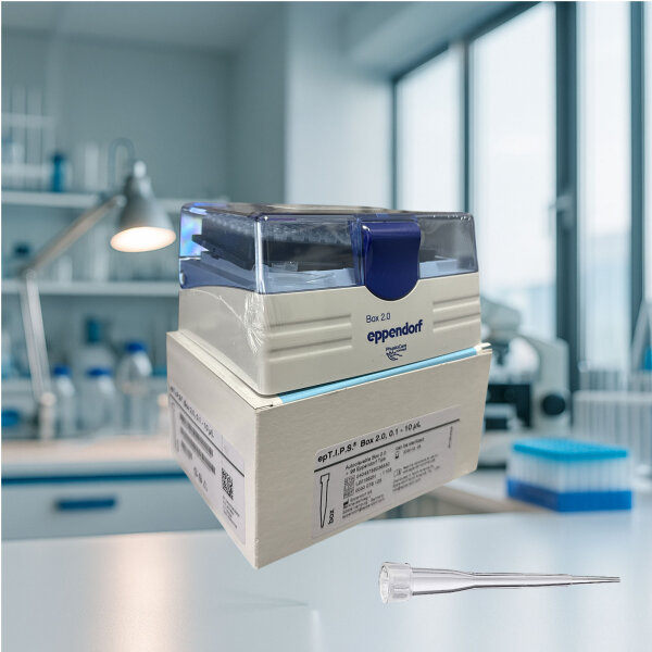 Eppendorf epT.I.P.S. Box 2.0 0,1–10 µL – 96 Tips – REF 0030076125