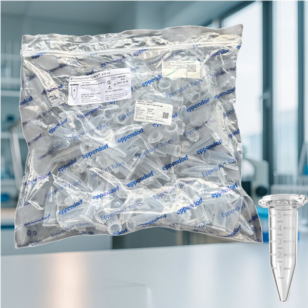 Eppendorf Tubes 5.0 mL Snap Cap – Eppendorf Quality (100 pcs)