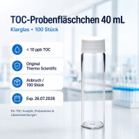 Thermo TOC Certified Glass Containers 40 mL <10 ppb...