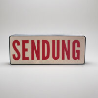 LED Leuchtkasten SENDUNG | Dekorative Leuchtbox | Studio & Wohnraum Deko | USB