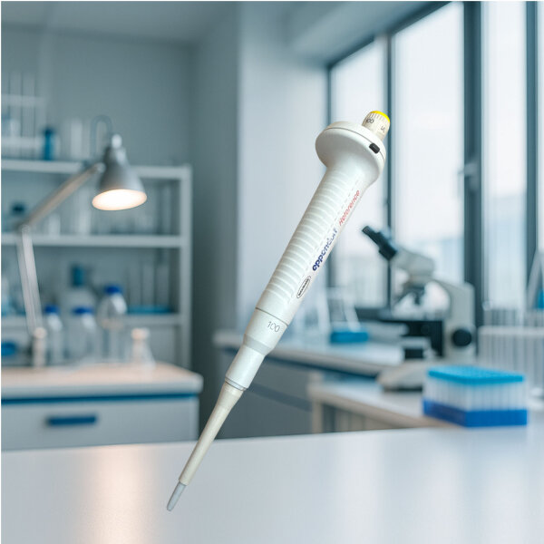 Eppendorf Reference 10–100 µL Einkanal Mikropipette geprüft