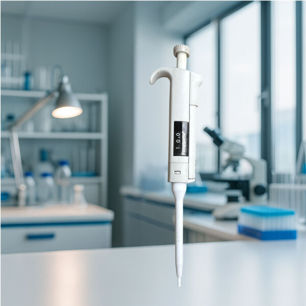 Thermo Finnpipette 0,5–10 µl Einkanalpipette geprüft mechanisch