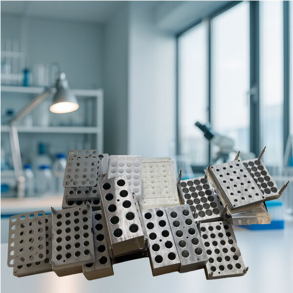 Modulares Aluminium Heizblock-System 16mm inkl. Edelstahl-Heizbasis