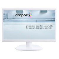 21,5" Full HD 12V Monitor Weiß VGA DVI HDMI Adapter VESA Dental Labor