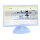 21,5" Full HD 12V Monitor Weiß VGA DVI HDMI Adapter VESA Dental Labor