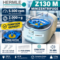 Hermle Z130 M Minizentrifuge – 5.500 rpm –...
