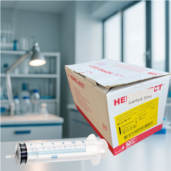 Henke-Sass Wolf NORM-JECT Spritzen 50(60) ml Luer Lock steril – 45 Stück