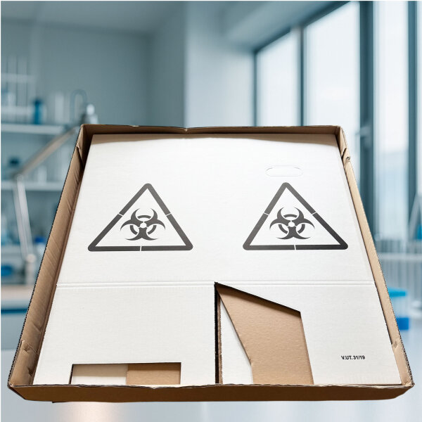 Roche Container Solid Waste Set of 5 – REF 05547466001 – 33×33×45 cm