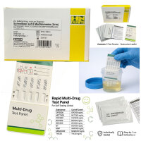 Drogentest Urin 8-fach Selbsttest Schnelltest 5 Tests THC FYL
