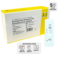 K2/ Spice Drogentest Urin 50 ng/ml – 5er Set Selbsttest Synthetic Marijuana