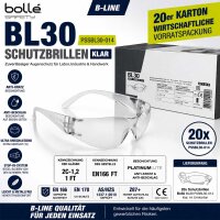 Bollé Schutzbrille BL30 klar 20 Stück...