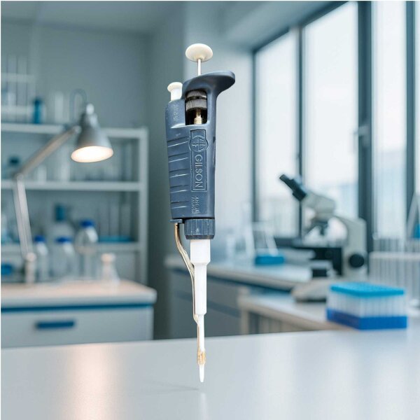 Gilson Pipetman P2 Pipette 0,2–2 µL variabel geprüft aus Laborauflösung