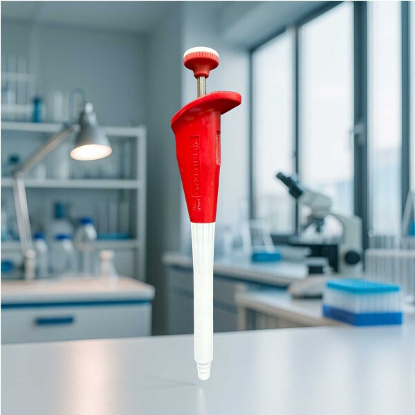 Gilson Microman M1000 Verdrängerpipette 100–1000 µL geprüft Laborauflösung