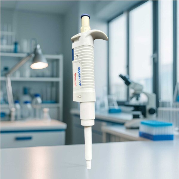 Eppendorf Research 1000 Pipette 100–1000 µL Variable Tested Lab Clearance