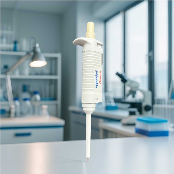 Eppendorf Research 10 Pipette 0.5–10 µL Variable Tested Lab Clearance