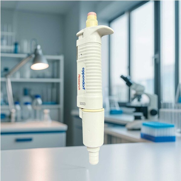 Eppendorf Research 5000 Pipette 500–5000 µL Variable Tested Lab Clearance