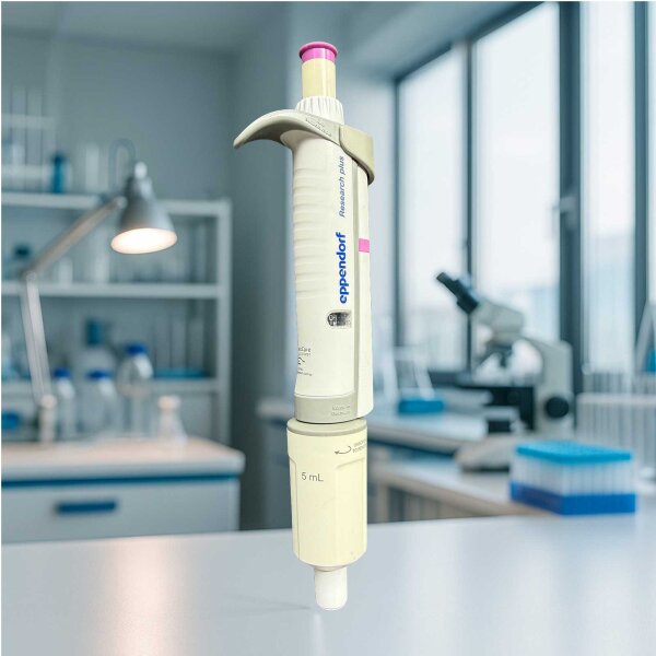 Eppendorf Research plus 5 mL Pipette 0.5–5 mL Tested Lab Clearance
