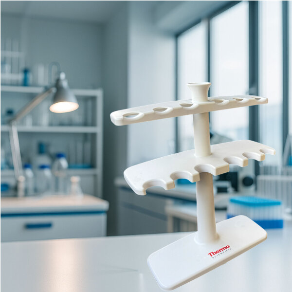 Thermo Scientific Pipette Stand White Rotating Lab Stand Used