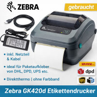 Zebra GK420d Etikettendrucker Direktthermo USB inkl....
