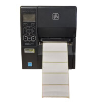 Zebra ZT230 Industrie Etikettendrucker funktionsgeprüft inkl. Etikettenrolle 100 x 40 mm gebraucht