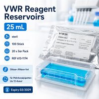 VWR Reagent Reservoirs 25 mL steril 100 Stück 20x5...