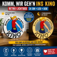 Komm, wir geh’n ins Kino Lichtbox 24 cm –...