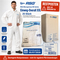 RSG Microporous NS Einweg-Overall XXL 25er Pack...