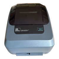 Zebra GK420t Label Printer Thermal Transfer & Direct Thermal USB incl. Power Supply