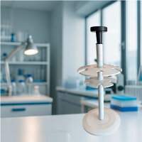Metal Pipette Carousel Stand Rotating Holder for up to 6...