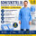 20x Isolation Gowns XL Polyester 76x130 cm Protective Gown Clearance