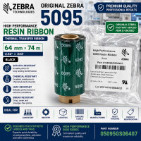 Original Zebra 5095 Resin Ribbon 05095GS06407 | 64 mm...