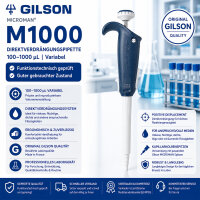 Gilson MICROMAN M1000 Direktverdrängungspipette...