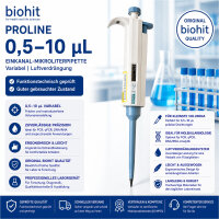 Biohit Proline 0,5–10 µL Einkanalpipette...