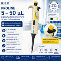Biohit Proline 5–50 µL Einkanalpipette...
