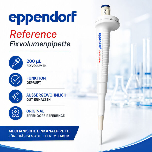 Eppendorf Reference 200 µL Fixed Volume Single Channel Pipette