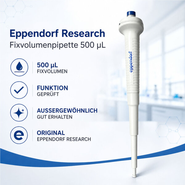 Eppendorf Research 500 µL Fixed Volume Single Channel Pipette