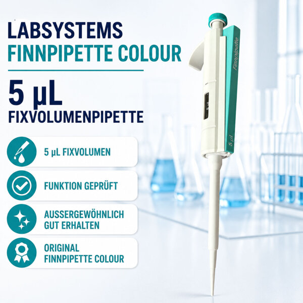 Labsystems Finnpipette Colour 4028 5 µL Fixed Volume Pipette