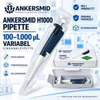 Ankersmid H1000 Pipette 100–1.000 µL variabel...