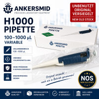 Ankersmid H1000 variable Pipette 100–1000 µL...