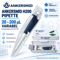 Ankersmid H200 Pipette 20–200 µL variabel...