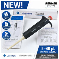 Labsystems Renner Finnpipette Digital 5–40 µL...
