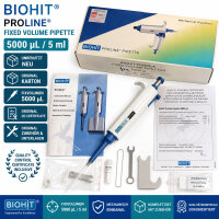 Biohit Proline Fixvolumenpipette 5000 µL / 5 ml...