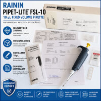 Rainin Pipet-Lite FSL-10 10 µL Fixed Volume Pipette...