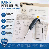 Rainin Pipet-Lite FSL-20 20 µL Fixed Volume Pipette...