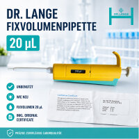 Dr. Lange Fixvolumenpipette 20 µL – unbenutzt...