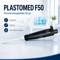 Plastomed F50 Fixvolumenpipette 50 µL –...